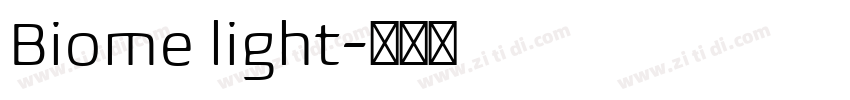 Biome light字体转换 Biome light字体转换